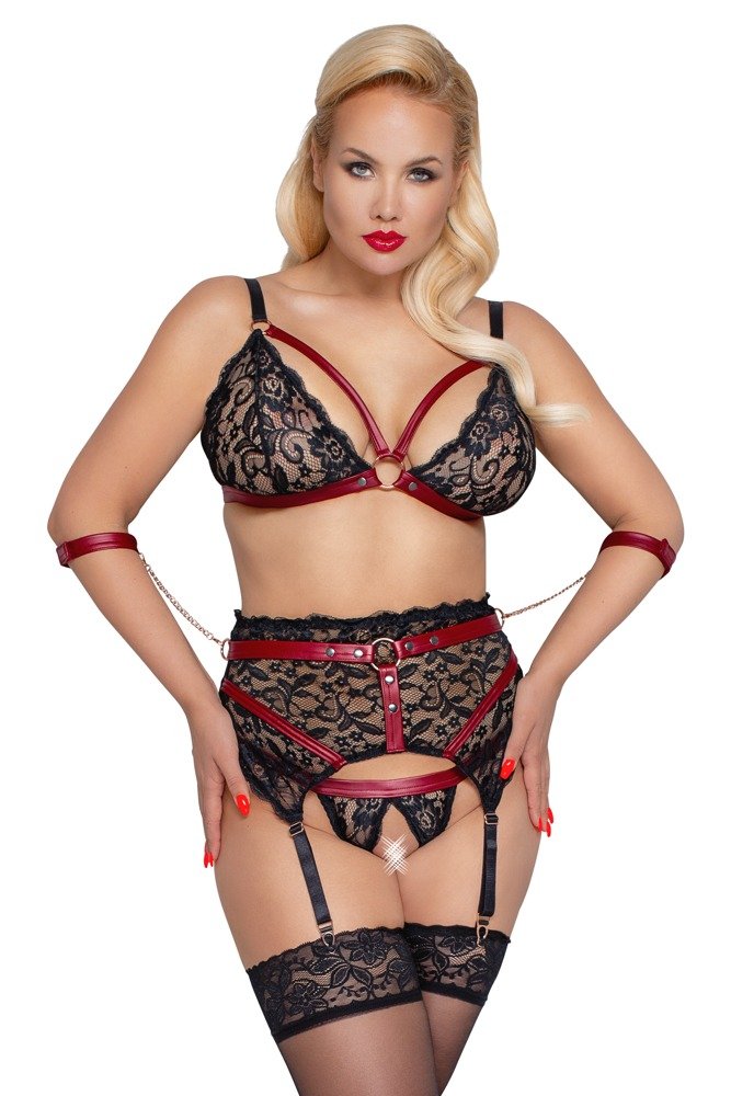 Soft-BH, Strapsgurt und Slip ouvert