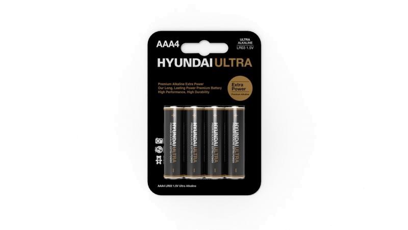 Hyundai Ultra AAA Batterien - 4 Stück