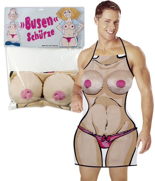 Küchenschürze mit Brüsten