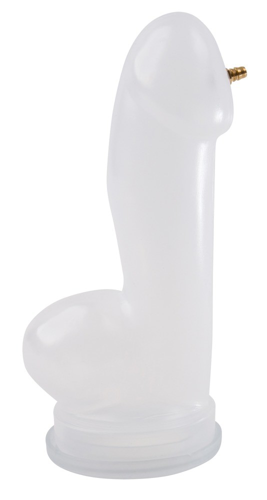 Realistischer Peniszylinder XL transparent