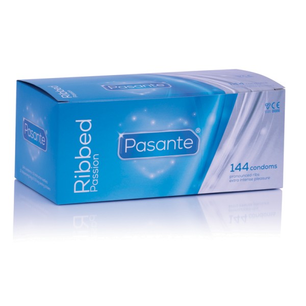 Pasante Kondome mit Riffeln